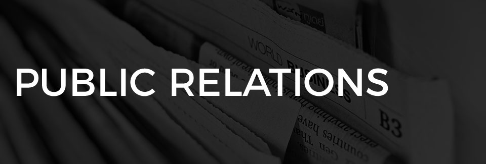 Public Relations Header