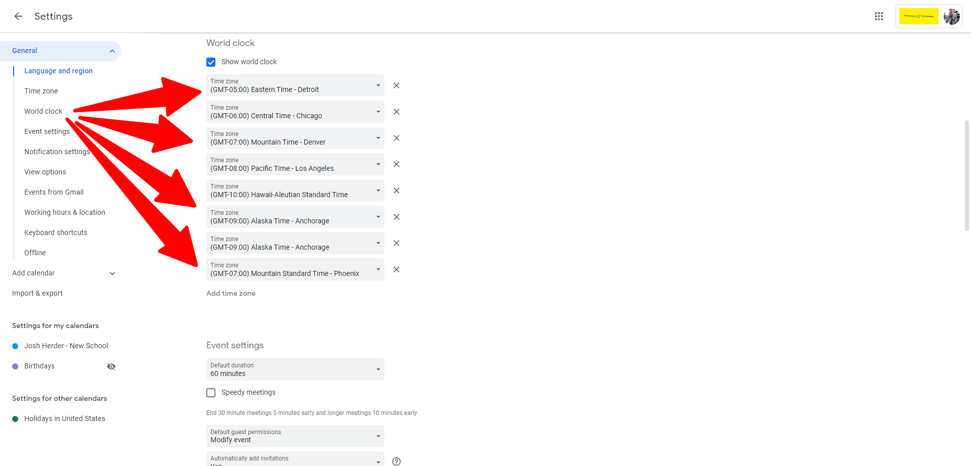 Six Productivity Tips for Google Calendar